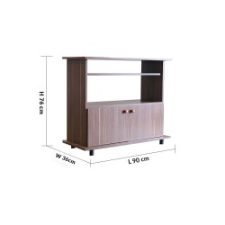  32" Space Saver / TV Stand- Walnut