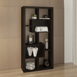 Bookcase Organiser 8 Tier Upright/ Horizontal Tobacco