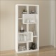 Bookcase Organiser 8 Tier Upright/ Horizontal White