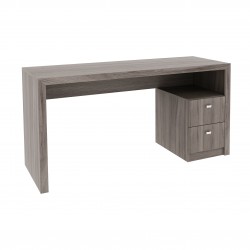 Office Desk with 2 Side Draws, Oak