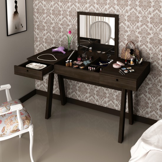Dressing Table With 2 Draws &  Lift Up Mirror