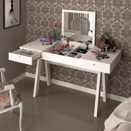 Dressing Table With 2 Draws &  Lift Up Mirror