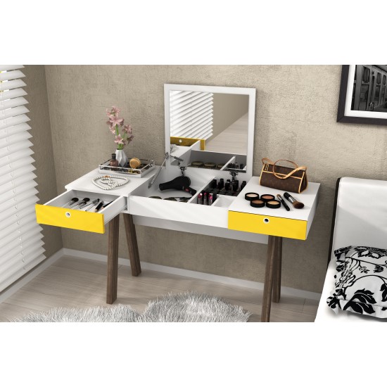 Dressing Table With 2 Draws &  Lift Up Mirror