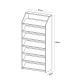 Shoe Rack 7 Tier White