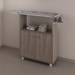 Ironing Board with 2 Door Cupboard, Oak