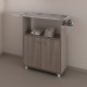 Ironing Board with 2 Door Cupboard, Oak
