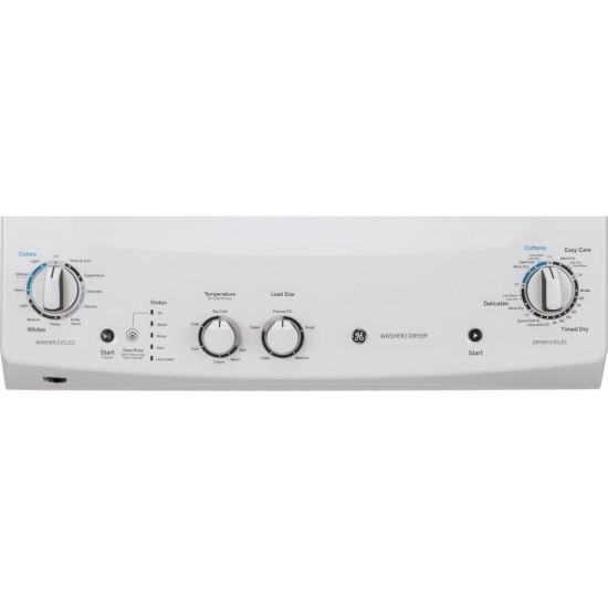 GE Washer and Dryer Combo- White