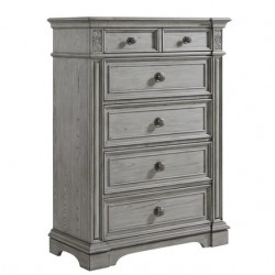 Glenmore 5-Drawer Chest- Grey