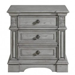 Glenmore 3-Drawer Night Stand with USB