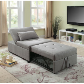 Chair Futon Bed Single Convertible Fabric
