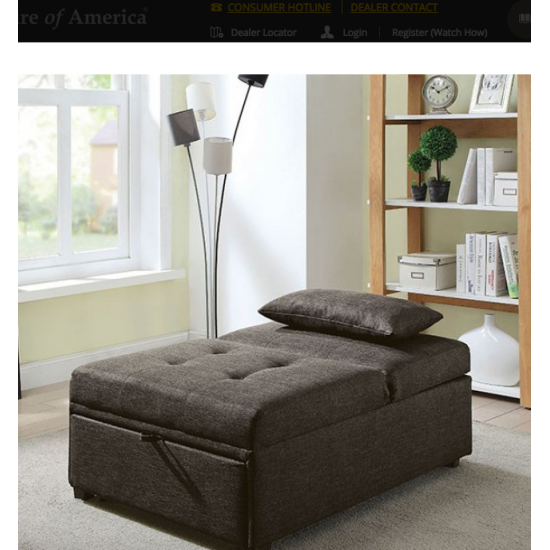 Chair Futon Bed Single Convertible Fabric