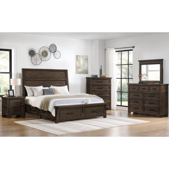 Colorado City 6 Drawer /1 Door Chest - Charcoal