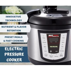 Maxsonic Elite 8 in 1 Ultimate Pro 6L Electric Pressure Cooker
