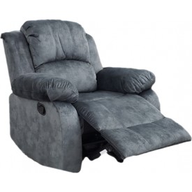 Rocker Recliner Chair, Grey