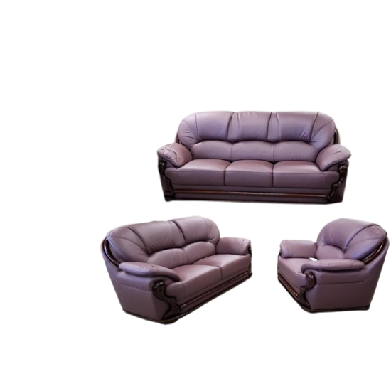 Rio 3pc Microfiber Leather Air Living Room Suite