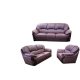 Rio 3pc Microfiber Leather Air Living Room Suite
