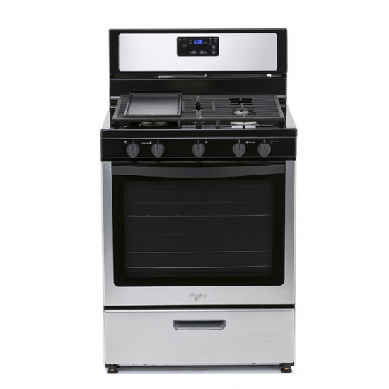 Whirlpool  30" 5 Burner Gas Range